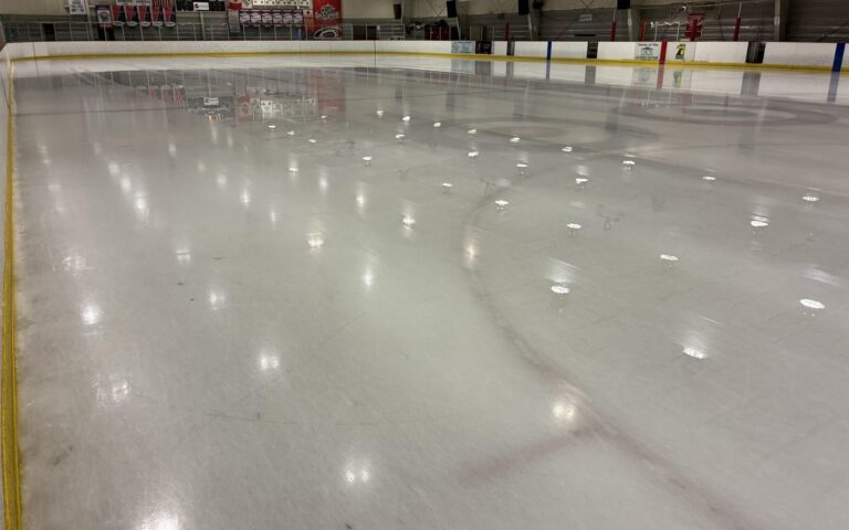 The ice rink at Polar Ice Wilmington