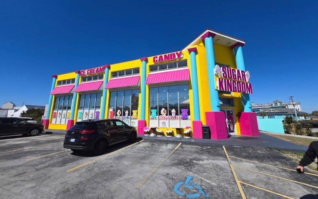 The Sugar Kingdom storefront in Surf City