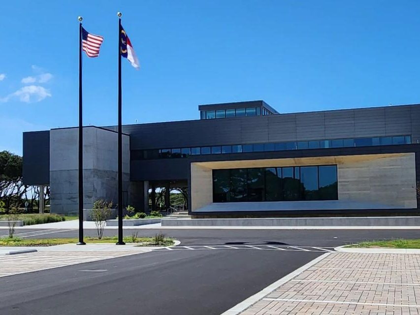 The new Fort Fisher visitor center