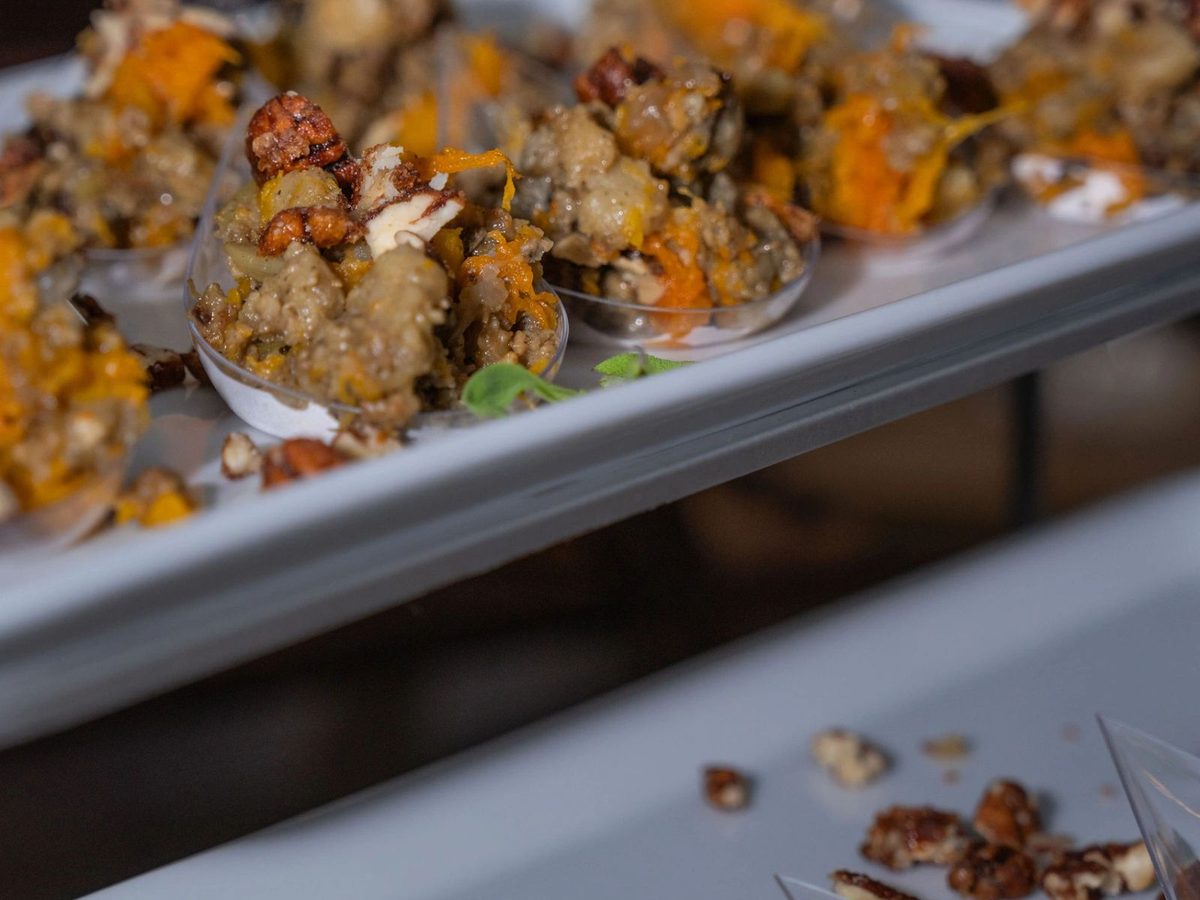 Platters of hors d’oeuvres