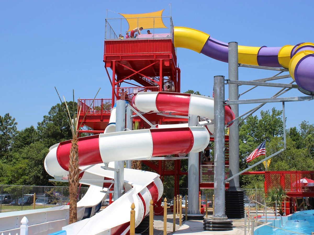 Jungle Rapids water slides