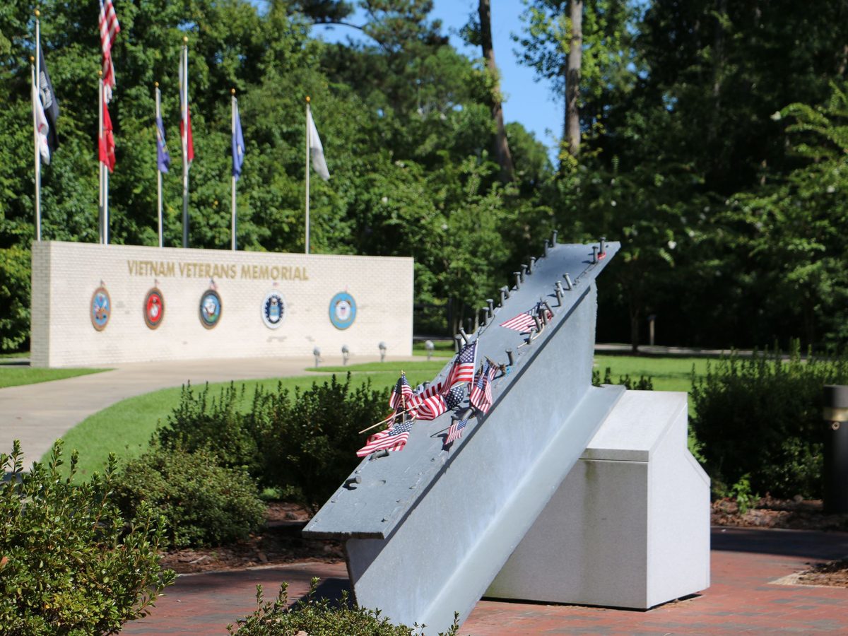The 9/11 World Trade Center beam memorial
