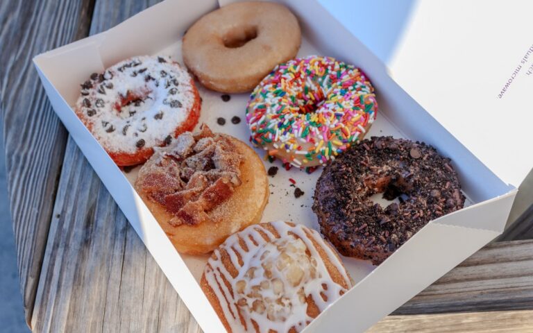 A box of donuts from Daybreak Donuts