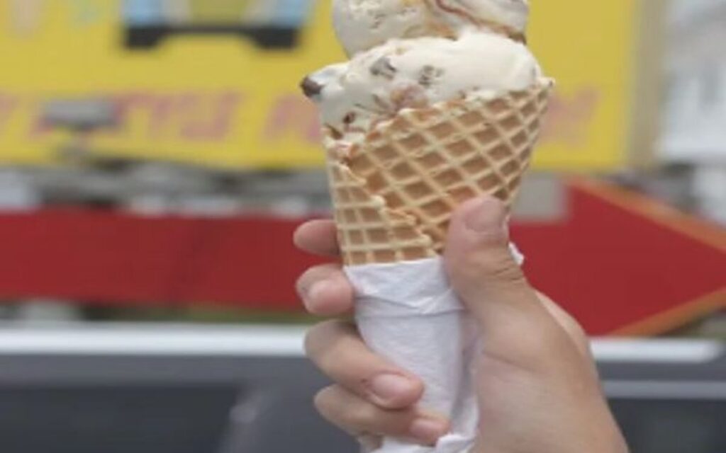 An ice cream cone from Island Delights in Surf City