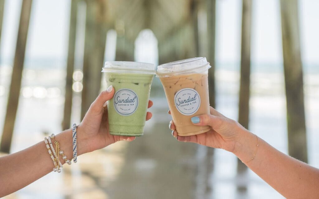 Sundial Coffee and Tea drinks near the Topsail coast