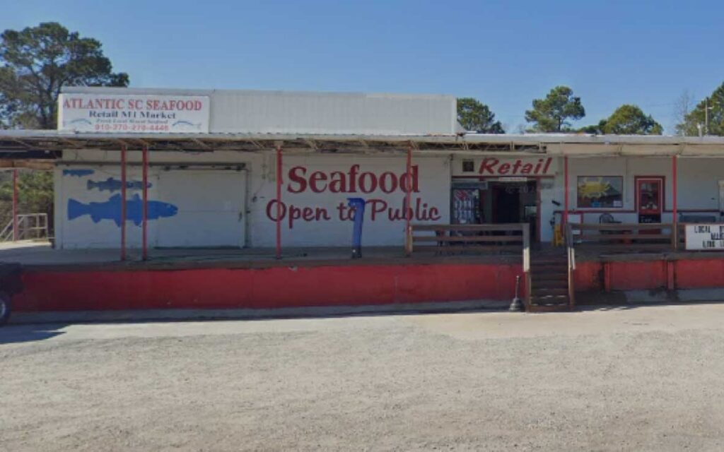 Atlantic Seafood retail market building in Hampstead