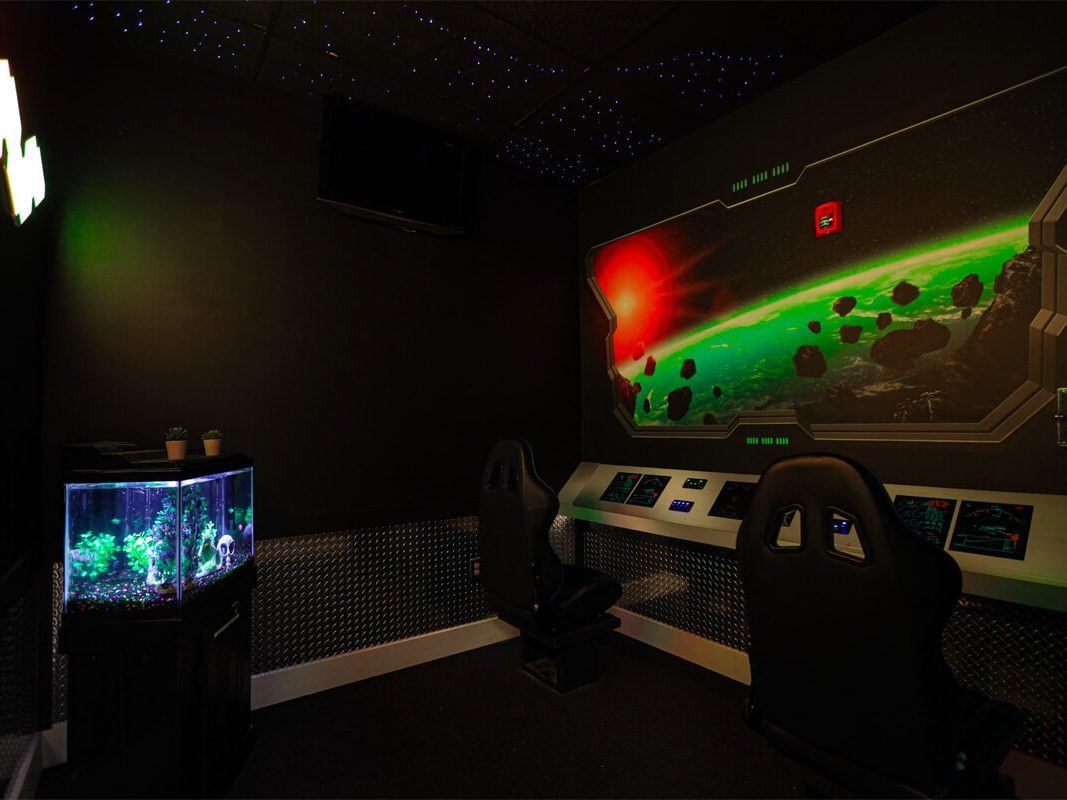 The space exhibit at Zing Zumm